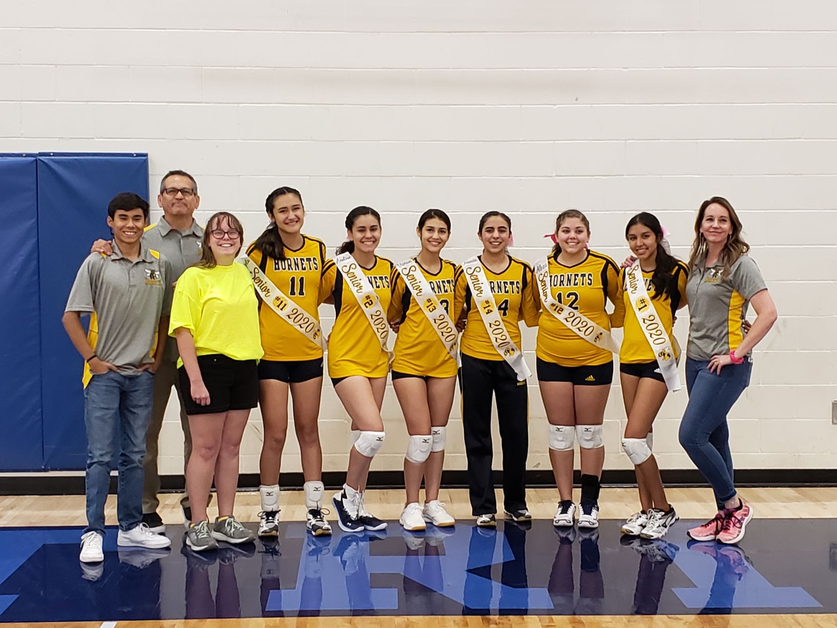Lady Hornets end season on high note, win on Senior night